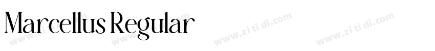 Marcellus Regular字体转换